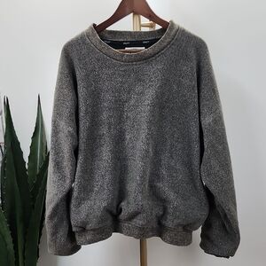 VNTG 90s Mens Haley Gore Windstopper Performance Crew Neck Sweatshirt Grey Large